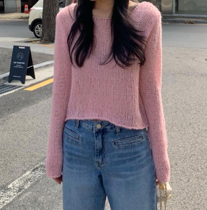 韓國直郵東大門代購女裝新款推薦人氣休閑時尚熱賣針織衫針織衫圖色2