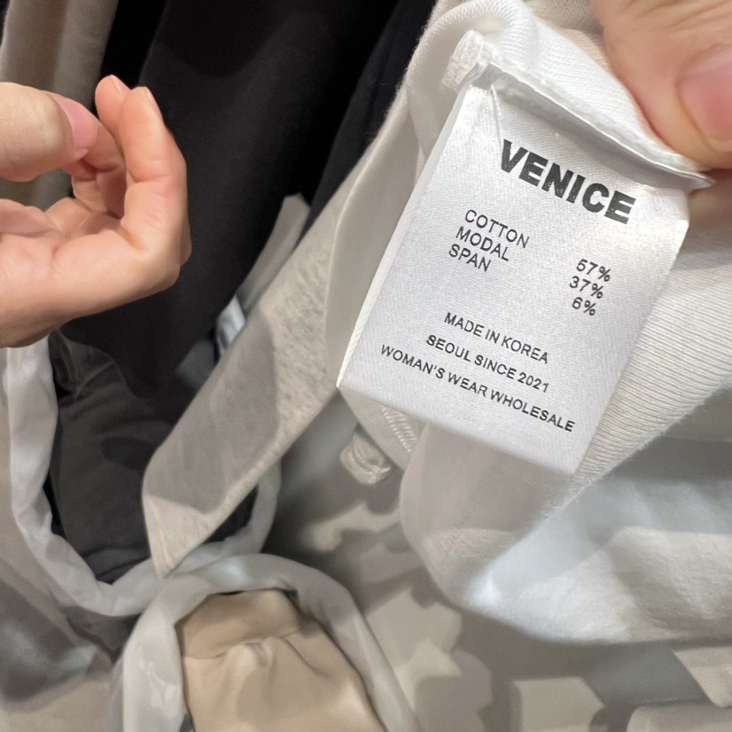 VENICE韓國直郵女裝新品職業人氣推薦休閑熱賣時尚24秋冬長袖T恤VENICE長袖T恤