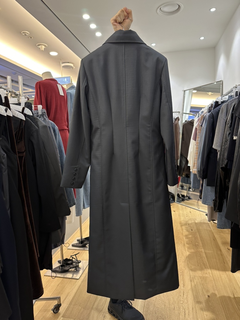 MAINT韓國直郵東大門實拍女裝新品人氣休閑時尚熱賣中長款大衣MAINT中長款大衣