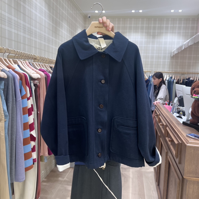 OURMOMENT韓國直郵女裝新品人氣休閑推薦時尚職業熱賣24秋冬夾克OURMOMENT夾克圖色2