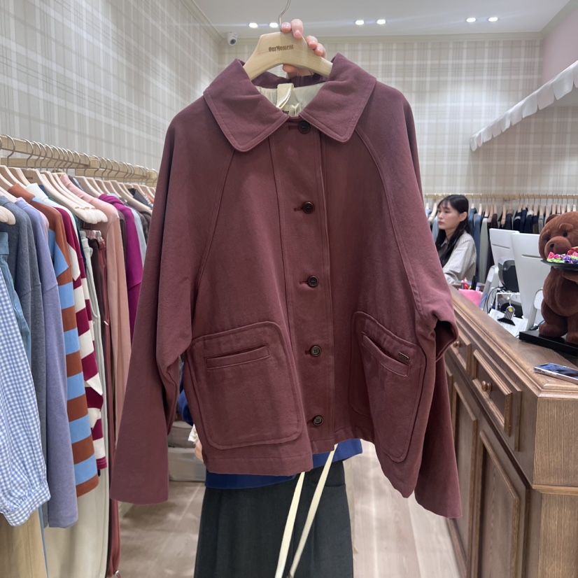 OURMOMENT韓國直郵女裝新品人氣休閑推薦時尚職業熱賣24秋冬夾克OURMOMENT夾克圖色3