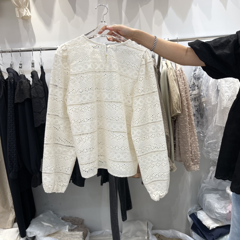 THE LENA韓國直郵東大門實拍女裝新品真品推薦時尚襯衫蕾絲衫NWEOL襯衫/蕾絲衫