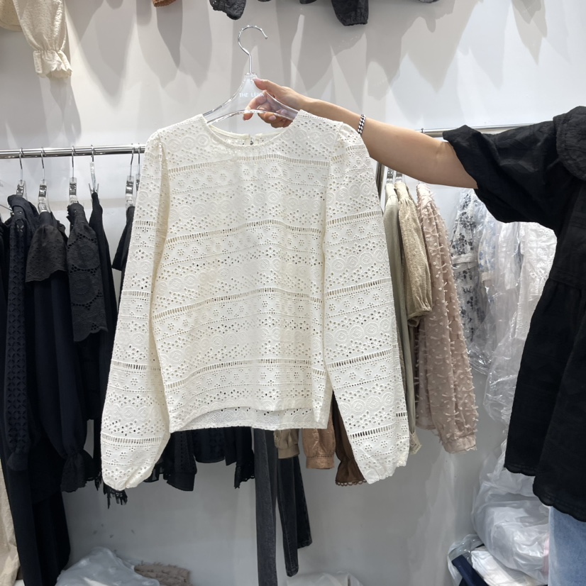 THE LENA韓國直郵東大門實拍女裝新品真品推薦時尚襯衫蕾絲衫NWEOL襯衫/蕾絲衫