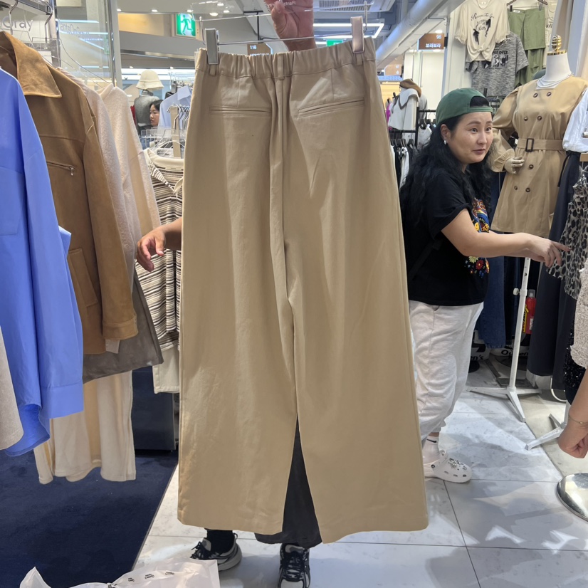 PLANTS ON GRAY直郵韓國代購女裝新品熱賣職業休閑休閑褲PLANTS ON GRAY休閑褲