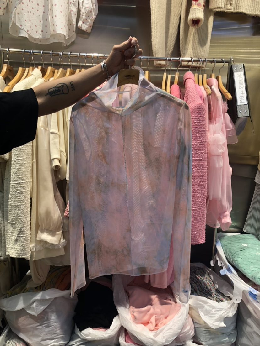 MENDL S韓國直郵東大門實拍女裝新品職業時尚休閑推薦長袖T恤MENDL S長袖T恤圖色2