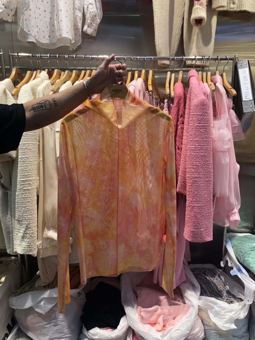 MENDL S韓國直郵東大門實拍女裝新品職業時尚休閑推薦長袖T恤MENDL S長袖T恤圖色3