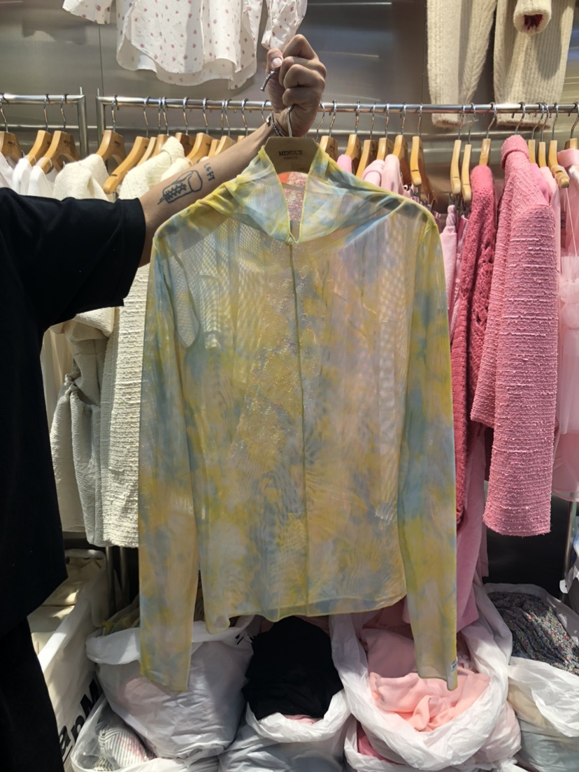 MENDL S韓國直郵東大門實拍女裝新品職業時尚休閑推薦長袖T恤MENDL S長袖T恤圖色4