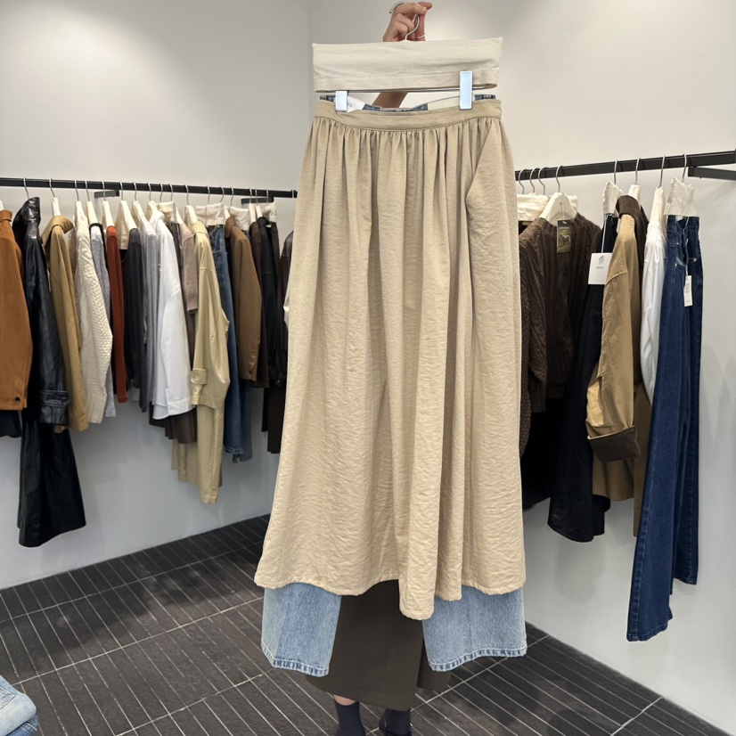 FIND-P韓國直郵女裝新品職業時尚休閑真品人氣熱賣24秋冬長裙FIND-P長裙