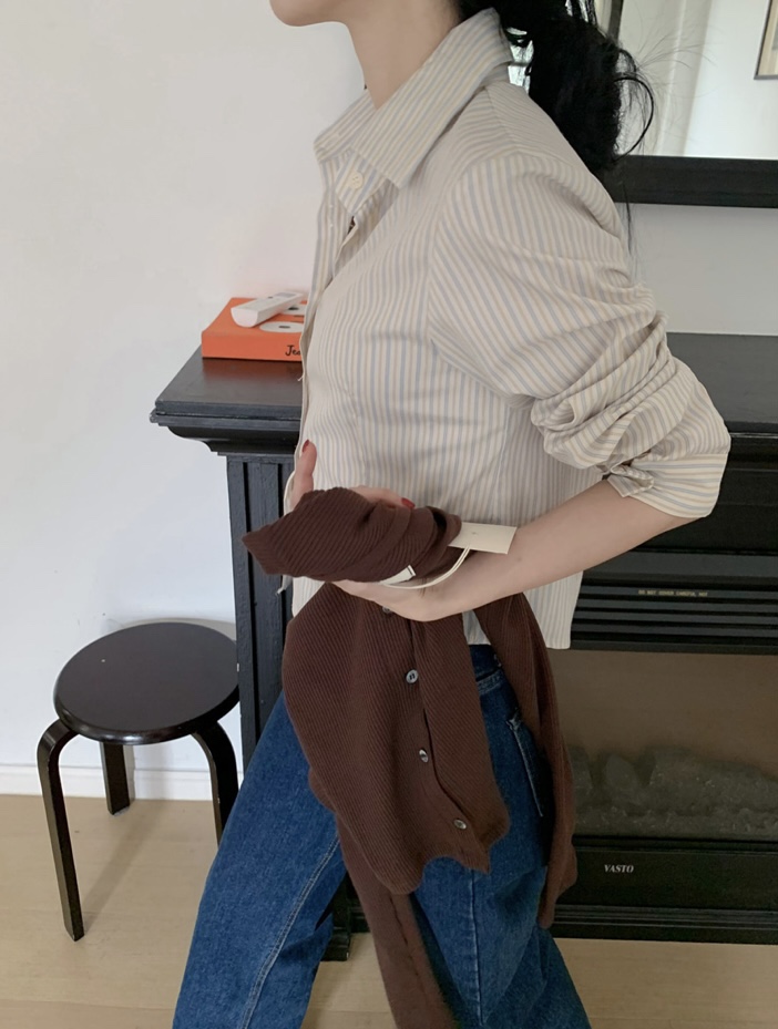 PAPRIKA直郵韓國代購女裝新品休閑時尚熱賣推薦24秋冬襯衫蕾絲衫PAPRIKA襯衫/蕾絲衫
