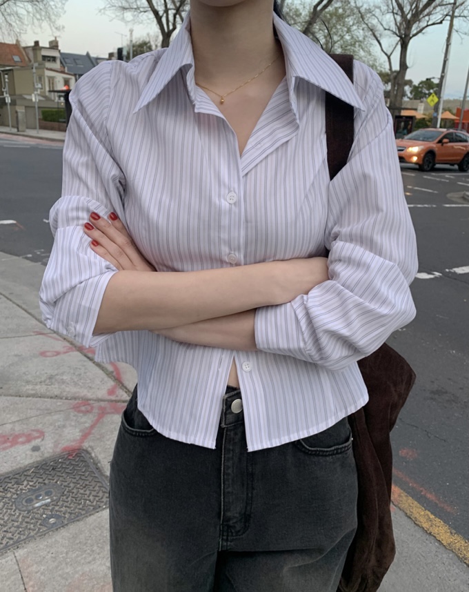 PAPRIKA直郵韓國代購女裝新品休閑時尚熱賣推薦24秋冬襯衫蕾絲衫PAPRIKA襯衫/蕾絲衫