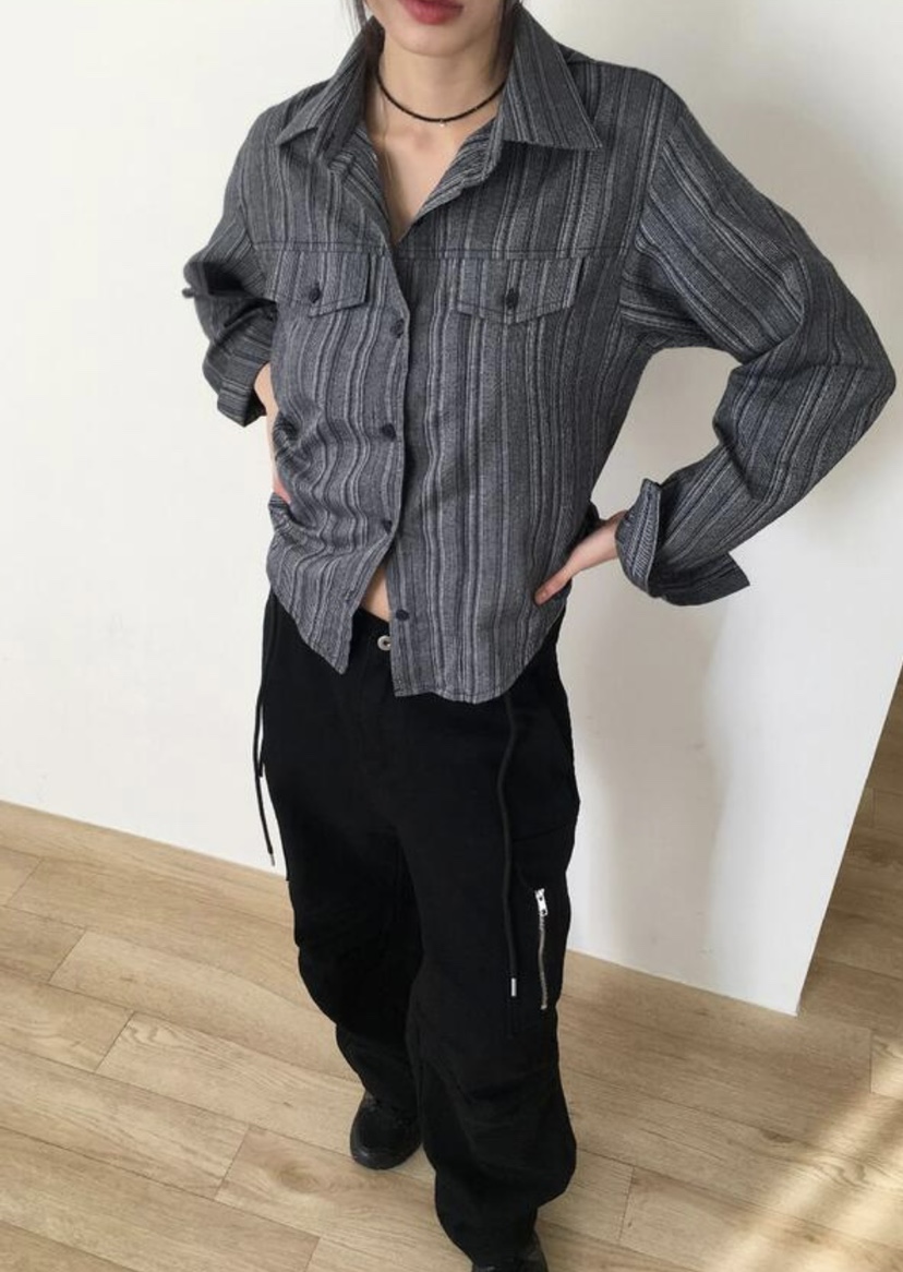 PAPRIKA韓國直郵東大門代購女裝新款休閑時尚熱賣襯衫蕾絲衫PAPRIKA襯衫/蕾絲衫