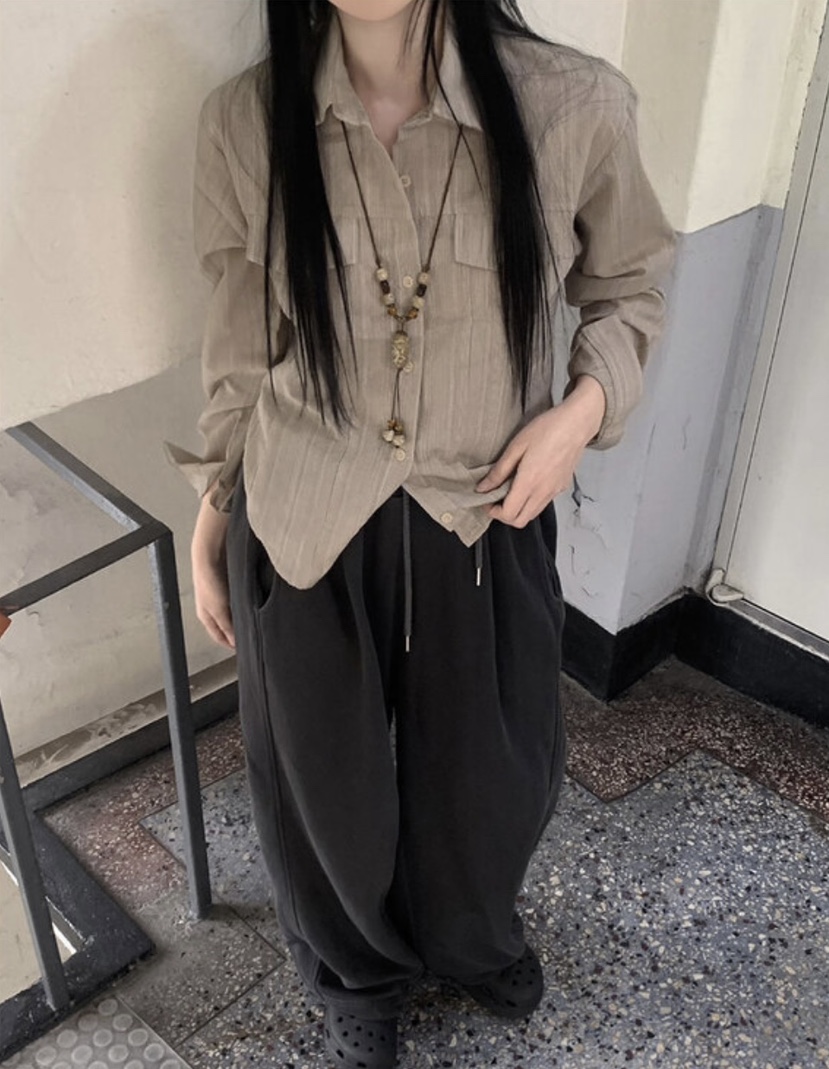 PAPRIKA韓國直郵東大門代購女裝新款休閑時尚熱賣襯衫蕾絲衫PAPRIKA襯衫/蕾絲衫
