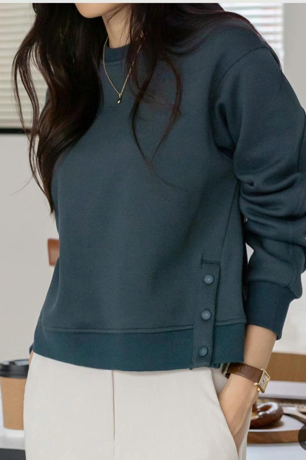 COCOS/ONE TOP韓國直郵東大門實拍女裝新款休閑熱賣推薦衛衣COCOS/ONE TOP衛衣