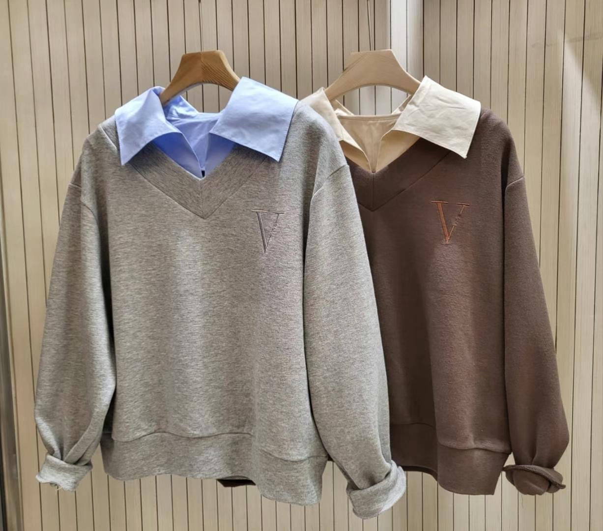 COCOS/ONE TOP韓國直郵東大門代購女裝新款24秋冬休閑衛衣COCOS/ONE TOP衛衣