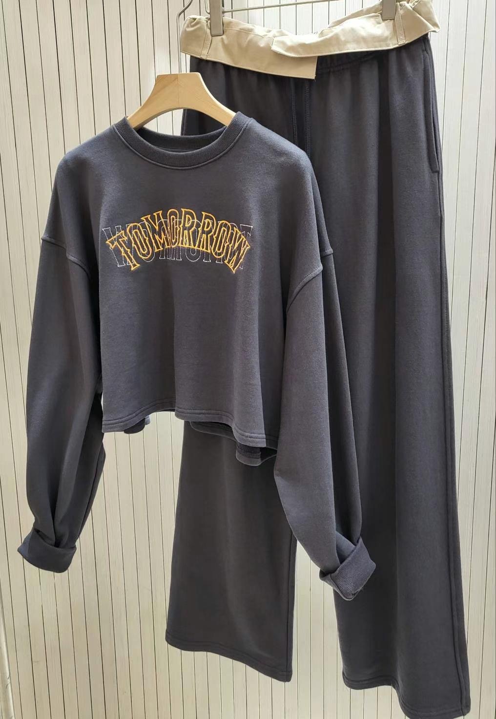 COCOS/ONE TOP直郵韓國代購女裝新品休閑熱賣真品人氣套裝COCOS/ONE TOP套裝圖色2