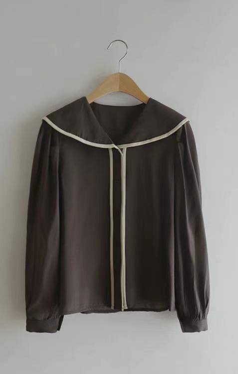 COCOS/ONE TOP韓國直郵東大門實拍女裝新品時尚襯衫蕾絲衫COCOS/ONE TOP襯衫/蕾絲衫圖色2