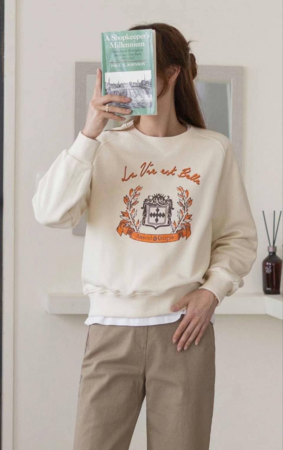 COCOS/ONE TOP韓國直郵東大門實拍女裝新品職業24秋冬衛衣COCOS/ONE TOP衛衣圖色2