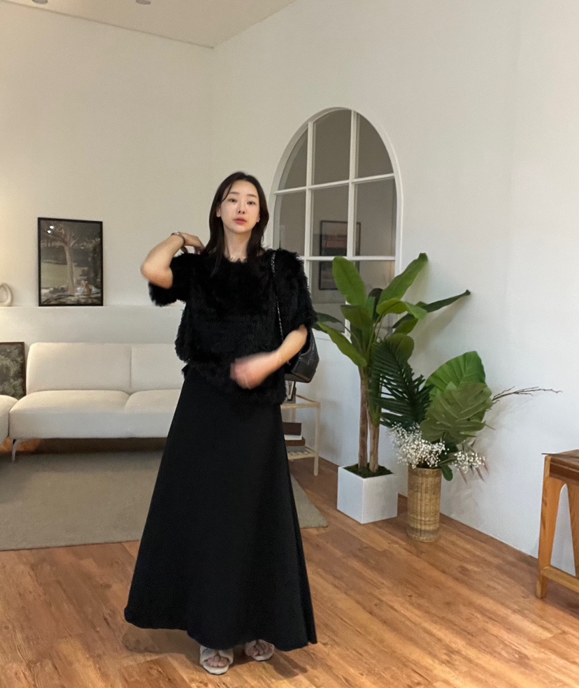 VERNI韓國直郵東大門代購女裝新款人氣職業推薦休閑熱賣長裙VERNI長裙