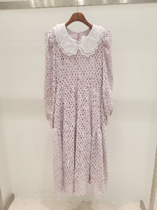 VICTORIA QUEEN韓國直郵女裝新款休閑24秋冬真品熱賣連衣裙CAT.S連衣裙