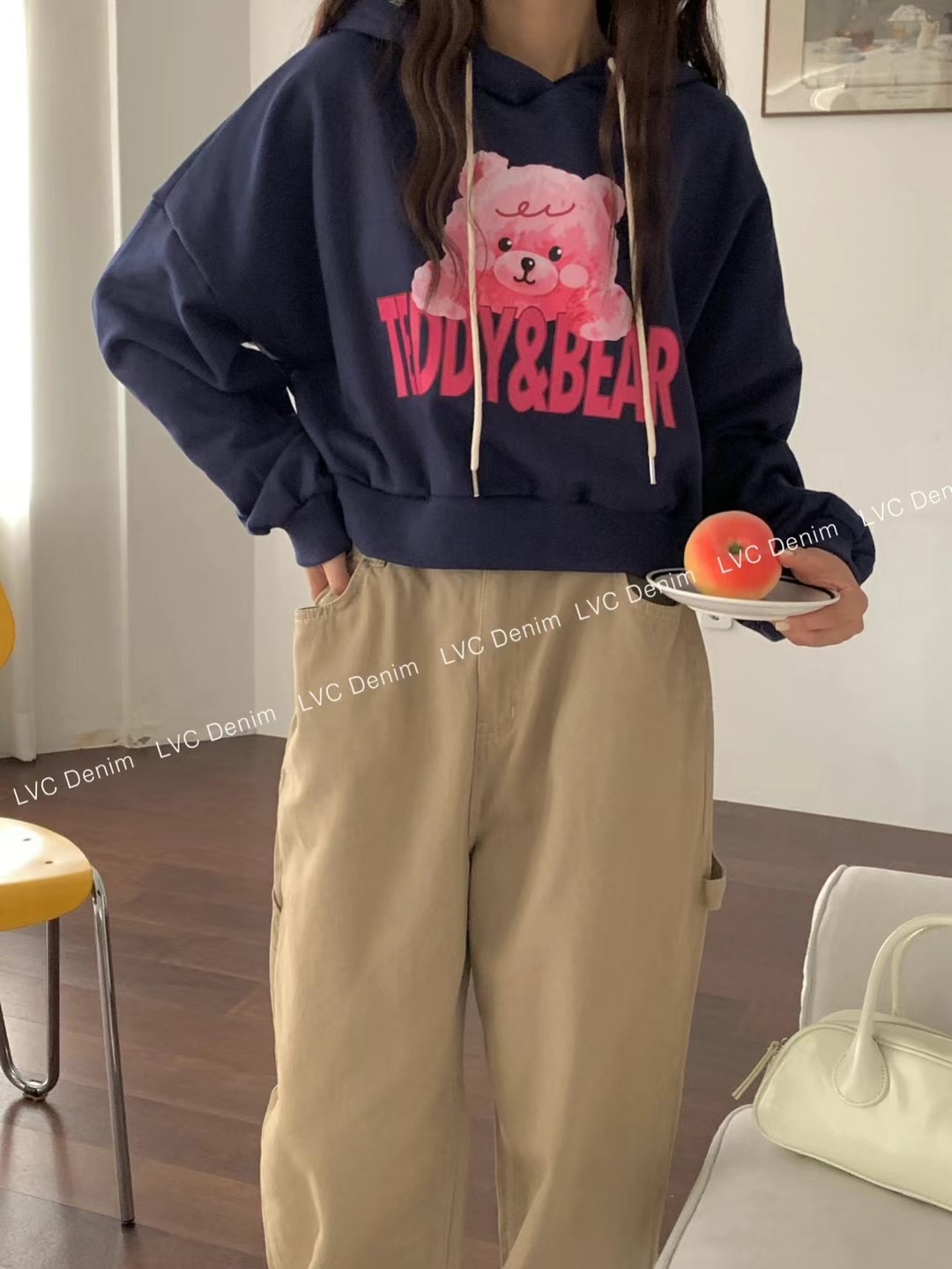 L+V+C韓國直郵東大門代購女裝新款熱賣24秋冬推薦休閑衛衣L_V_C衛衣