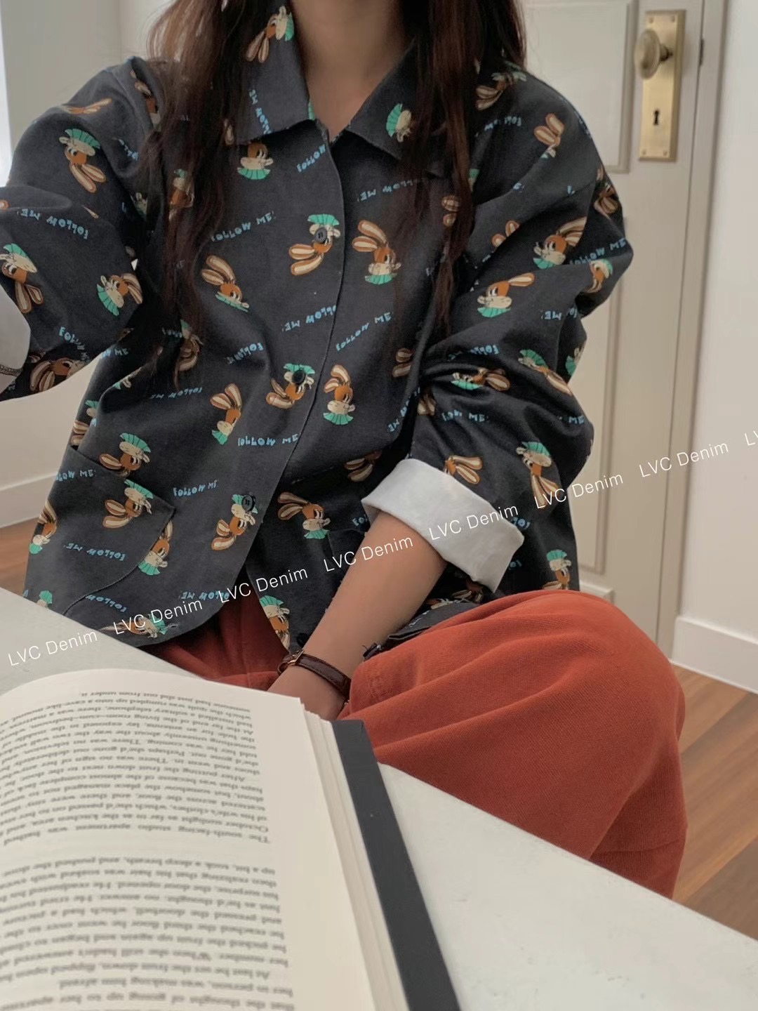 L+V+C韓國直郵女裝新款熱賣時尚推薦職業24秋冬襯衫蕾絲衫L_V_C襯衫/蕾絲衫