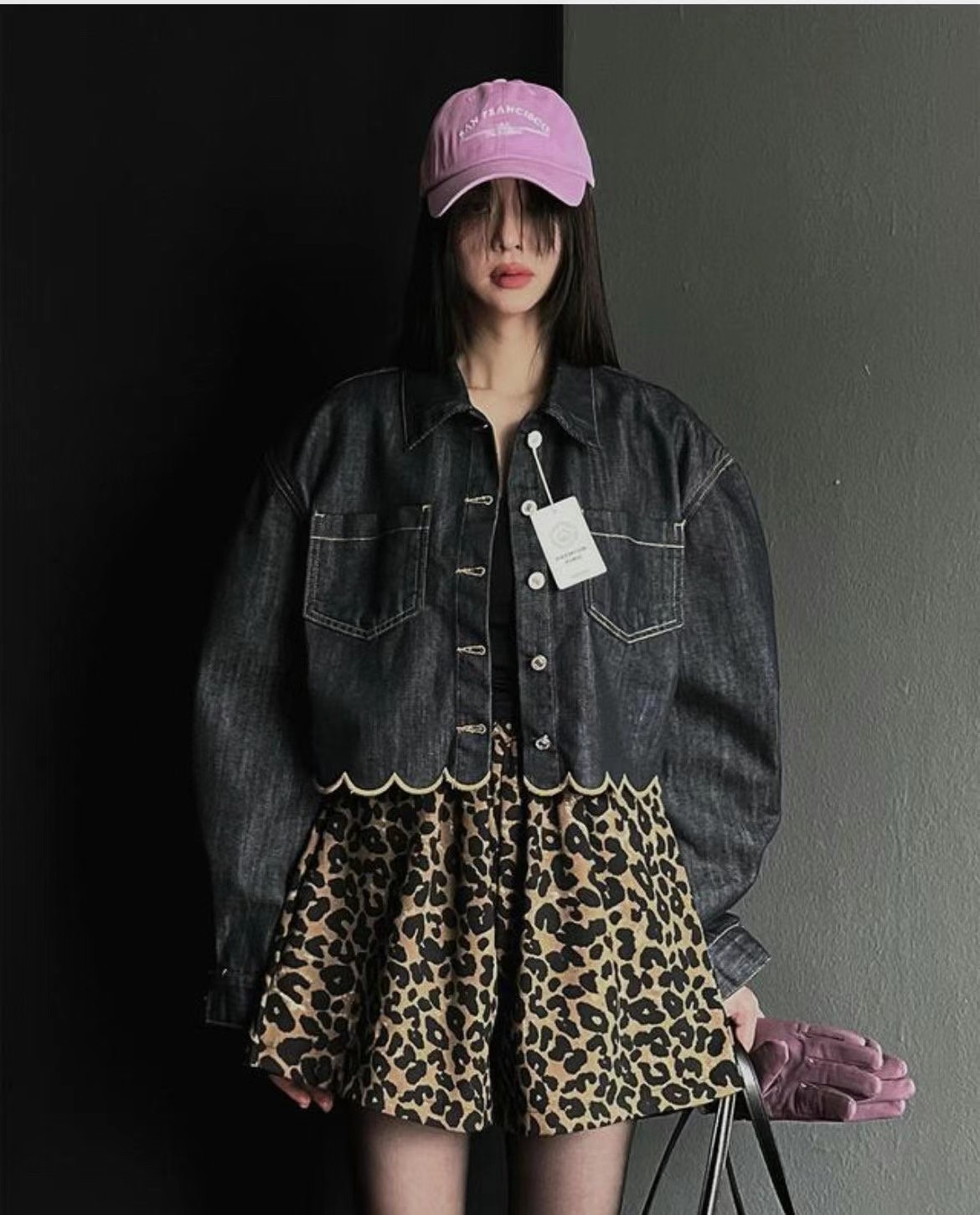 L+V+C直郵韓國代購女裝新款熱賣時尚24秋冬人氣休閑夾克L_V_C夾克