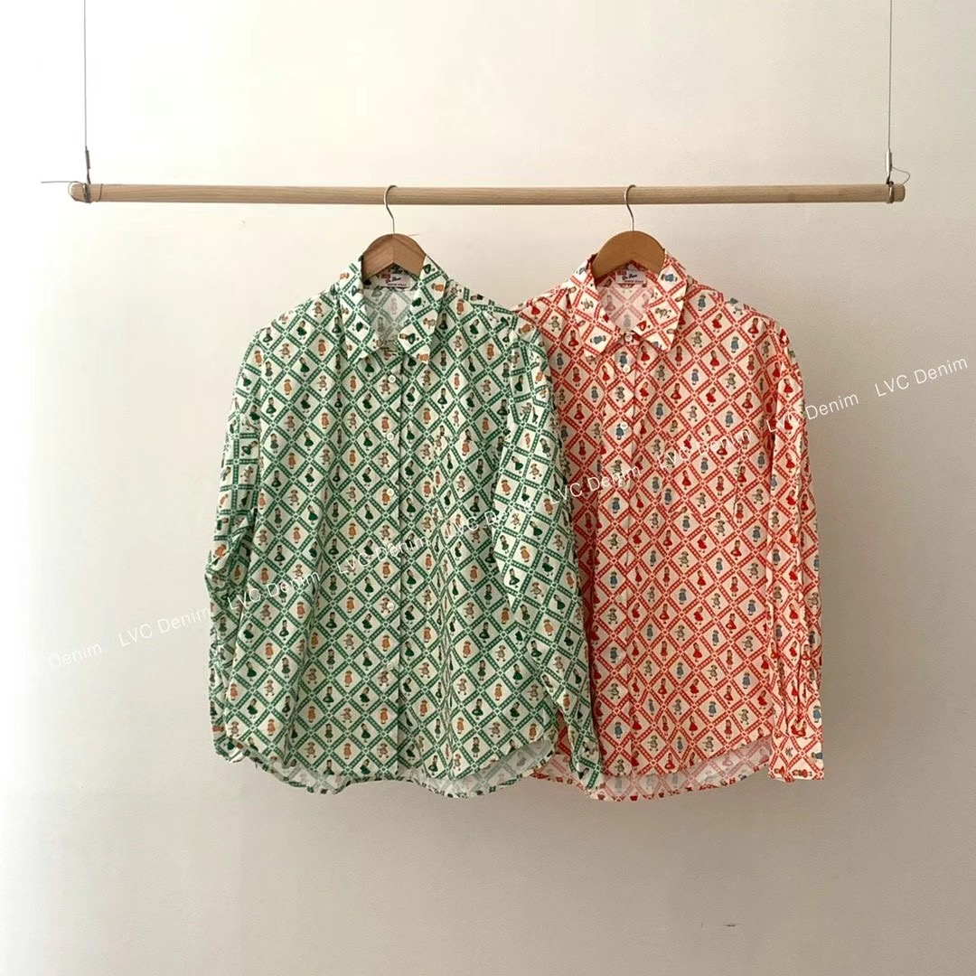L+V+C韓國直郵東大門代購女裝新品24秋冬休閑襯衫蕾絲衫L_V_C襯衫/蕾絲衫