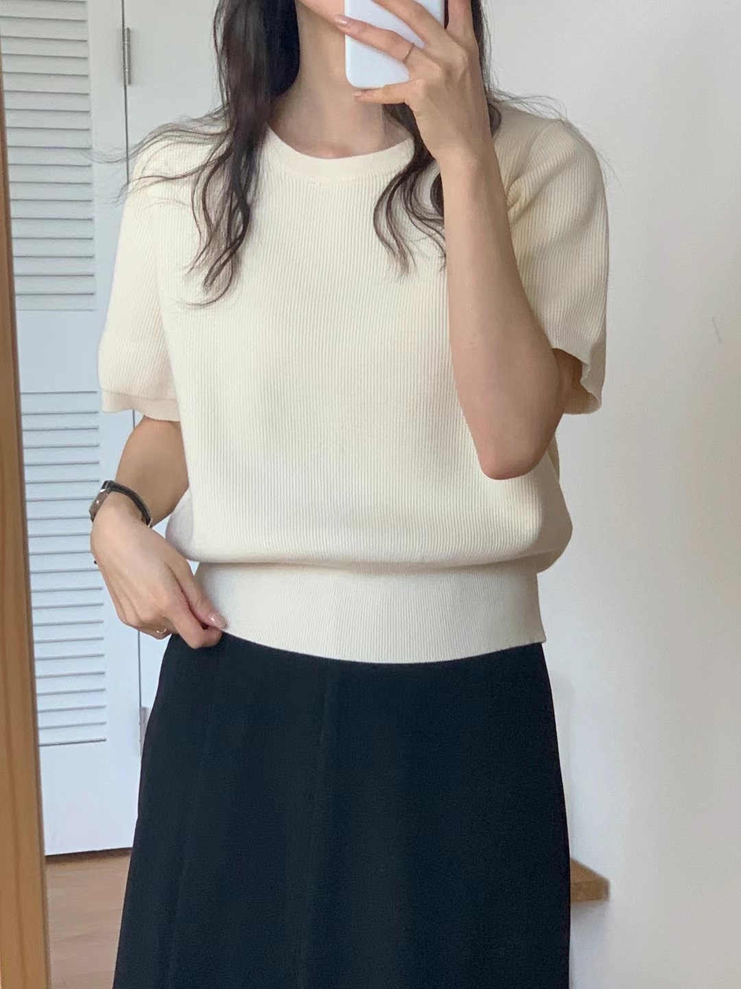 TDOUBLEJ韓國直郵東大門代購女裝新品職業推薦休閑24秋冬針織衫TDOUBLEJ針織衫圖色4