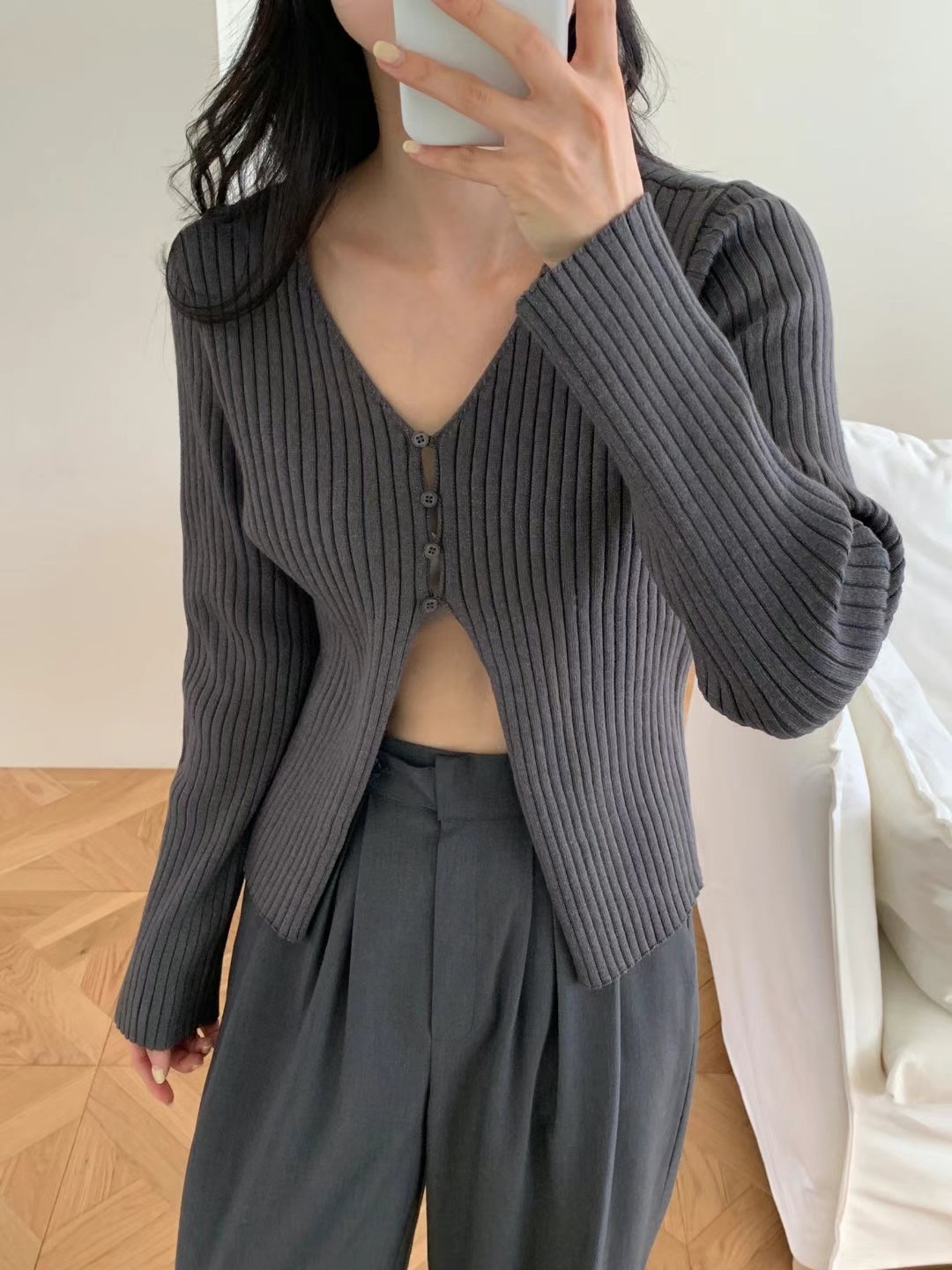 TDOUBLEJ韓國直郵女裝新品推薦職業24秋冬時尚休閑針織衫TDOUBLEJ針織衫圖色3