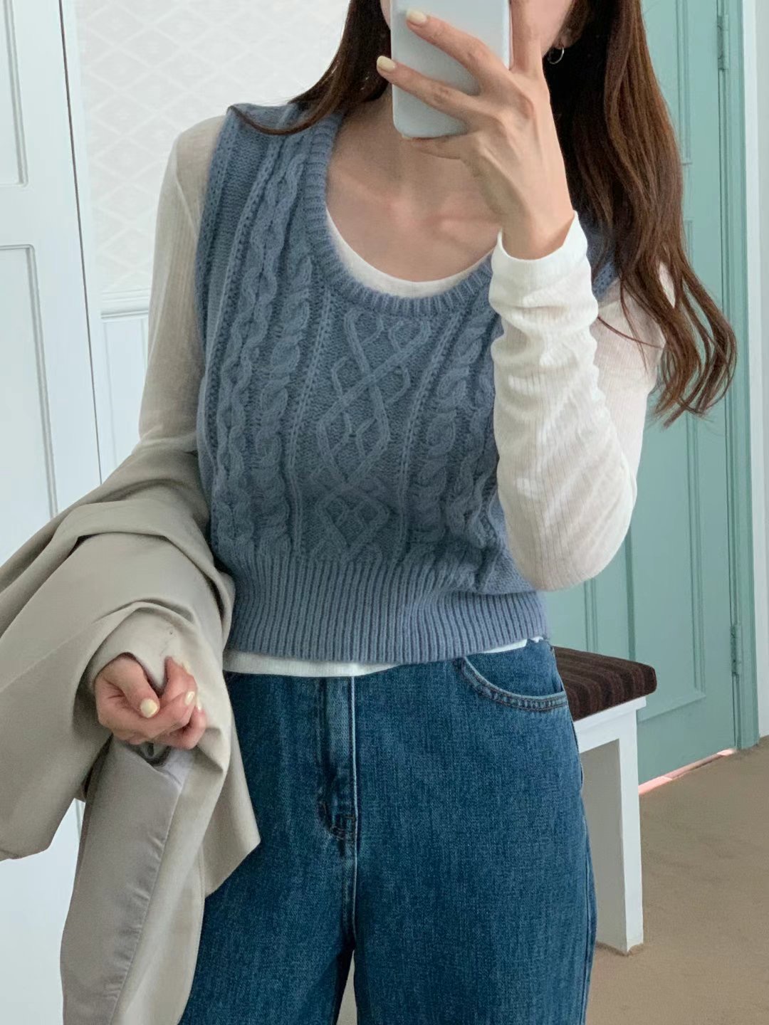 TDOUBLEJ韓國直郵東大門代購女裝新款推薦真品熱賣吊帶背心TDOUBLEJ吊帶/背心圖色4