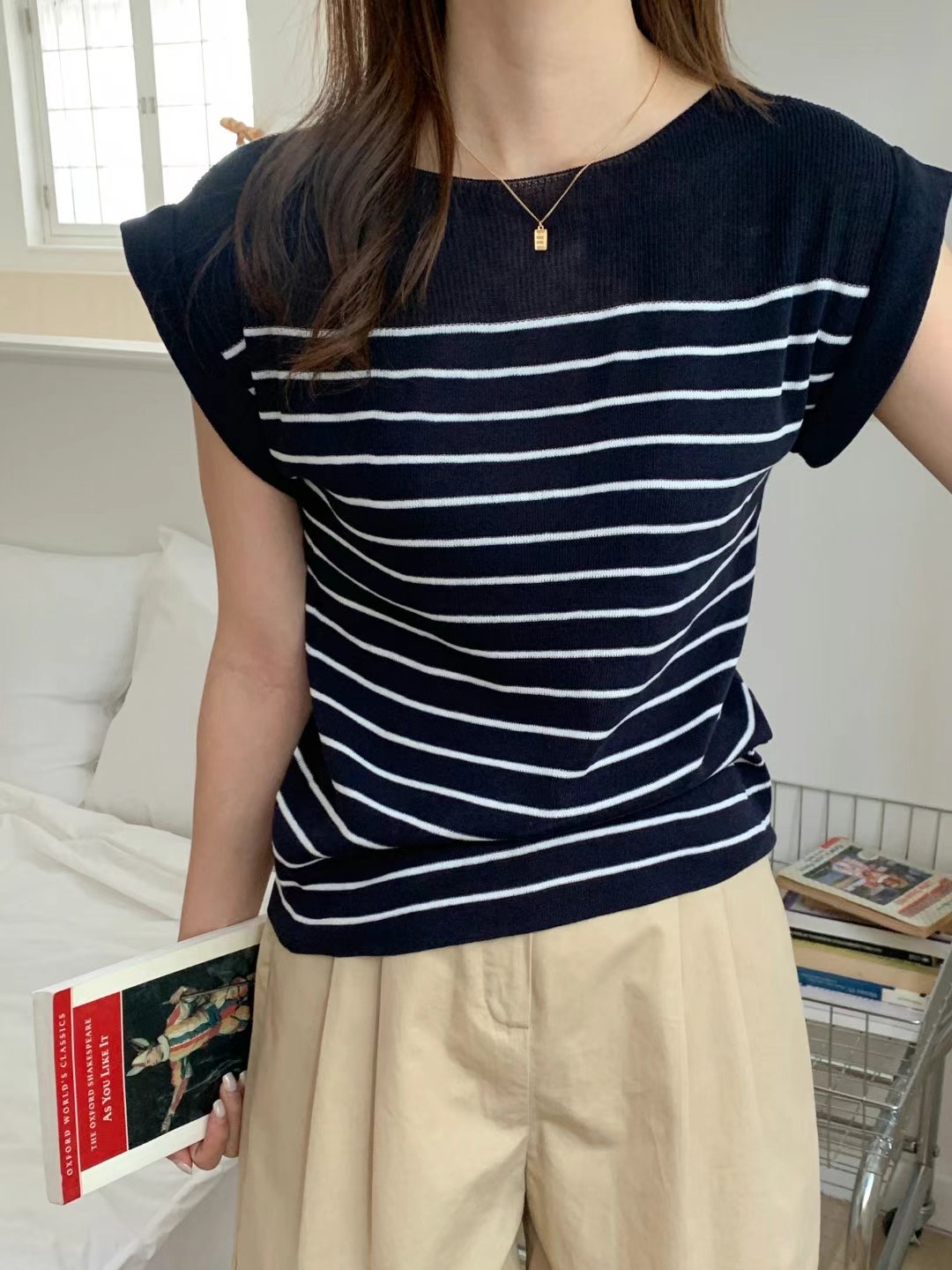 TDOUBLEJ直郵韓國代購女裝新款真品休閑時尚推薦熱賣職業T恤TDOUBLEJT恤圖色4