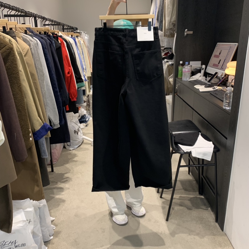 VASIL韓國直郵女裝新款人氣24秋冬時尚推薦休閑職業牛仔褲VASIL牛仔褲