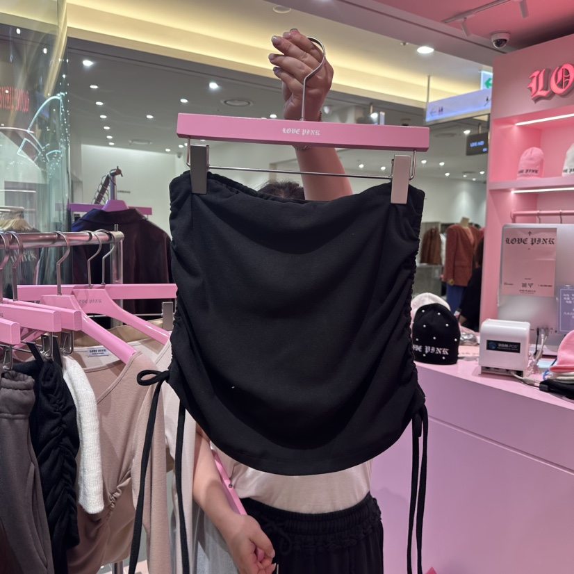 MAISON DE PINK韓國直郵東大門代購女裝新品熱賣裙褲安哥拉LOVE PINK裙褲圖色2