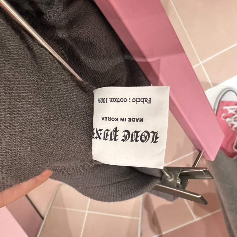 MAISON DE PINK韓國直郵東大門實拍女裝新品職業時尚短裙LOVE PINK短裙