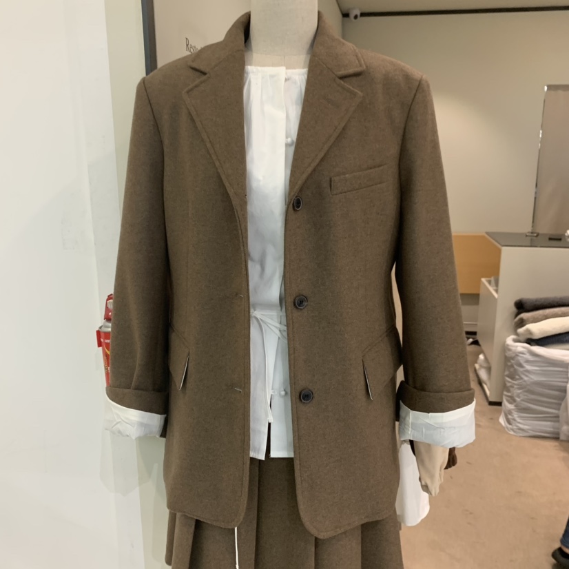 RE STOCK韓國直郵東大門實拍女裝新品24秋冬推薦時尚夾克RE STOCK夾克圖色2