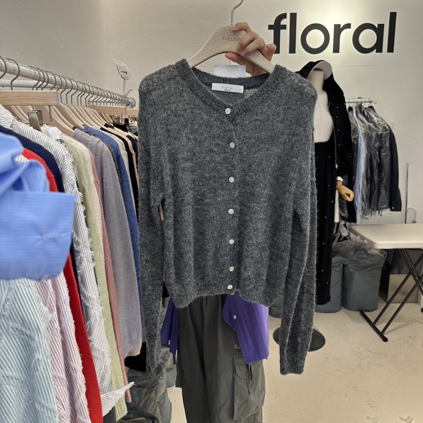 floral韓國直郵東大門實拍女裝新款推薦真品熱賣職業針織衫FLORAL針織衫圖色4