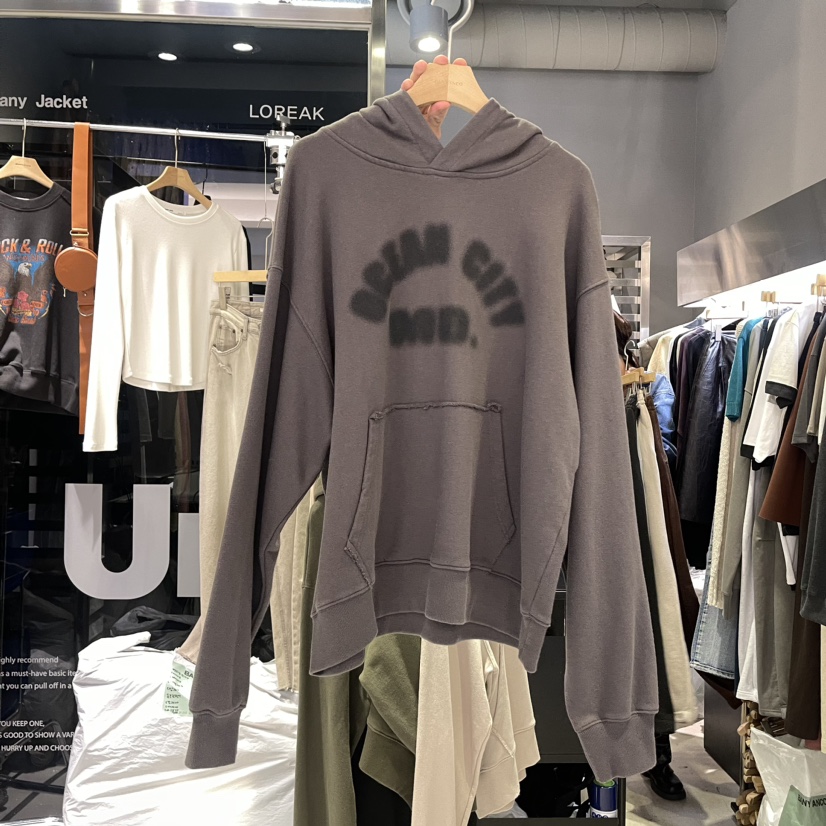 BANY ANCO直郵韓國代購女裝新品24秋冬熱賣人氣衛衣復古BANY ANCO衛衣圖色3