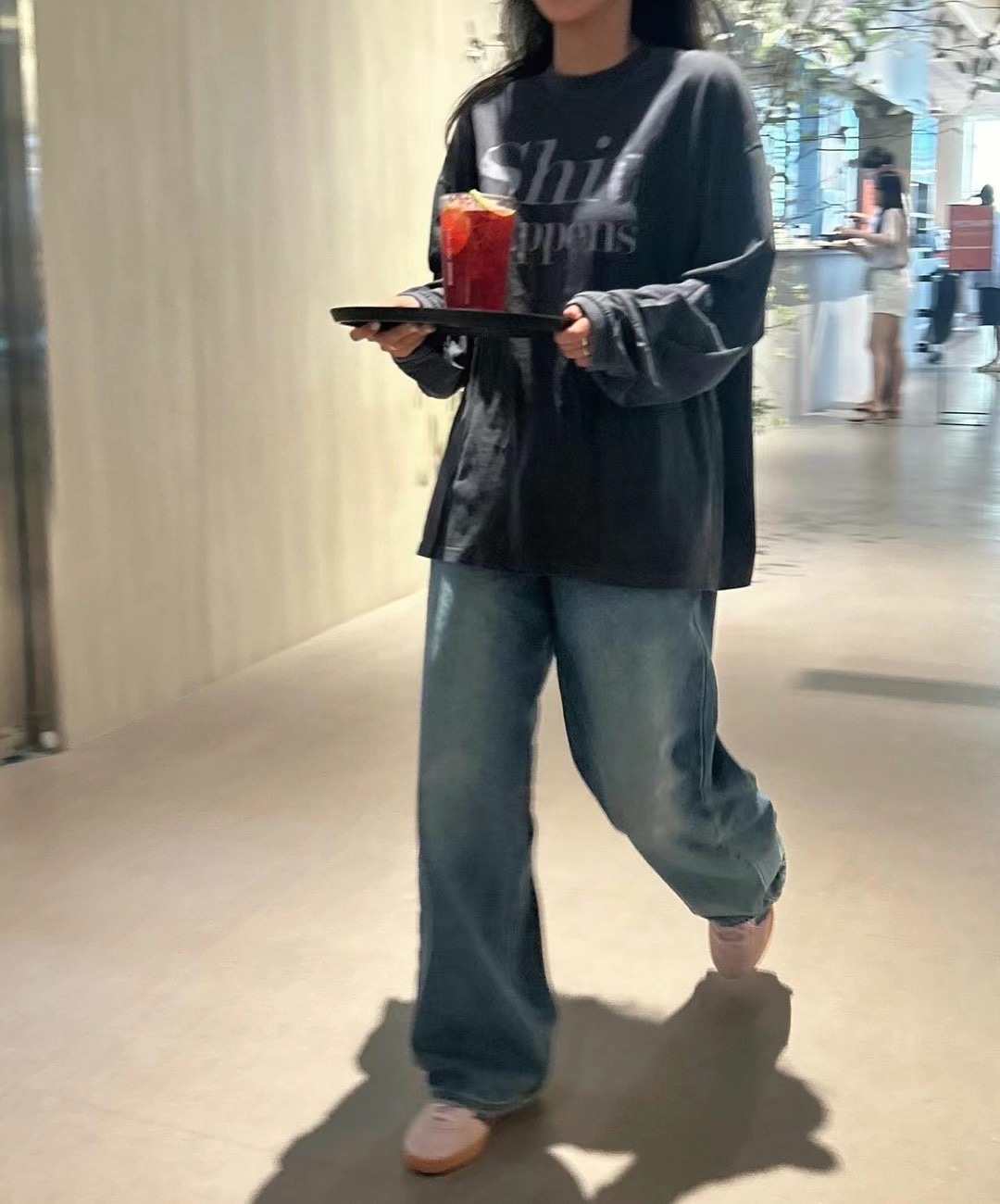 INBIBLE韓國直郵女裝新品人氣熱賣職業24秋冬時尚長袖T恤INBIBLE長袖T恤