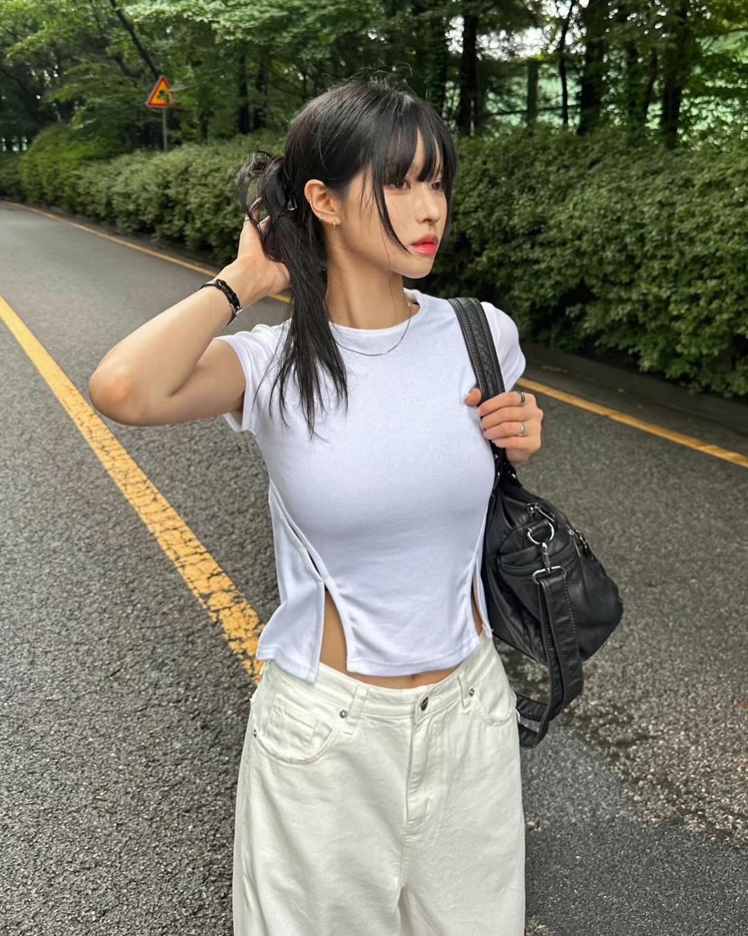 INBIBLE直郵韓國代購女裝新品時尚24秋冬人氣職業休閑T恤INBIBLET恤