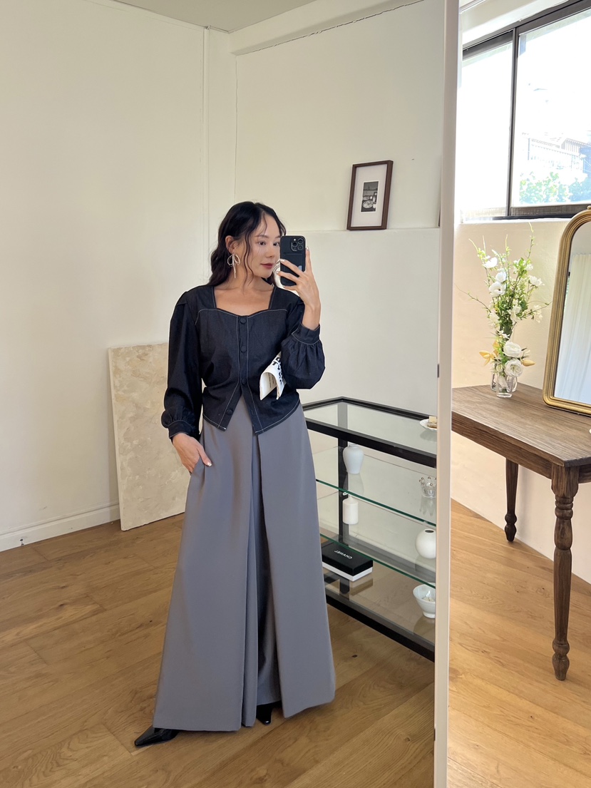 BOLD-Q韓國直郵東大門實拍女裝新品時尚推薦熱賣真品休閑褲BOLD休閑褲
