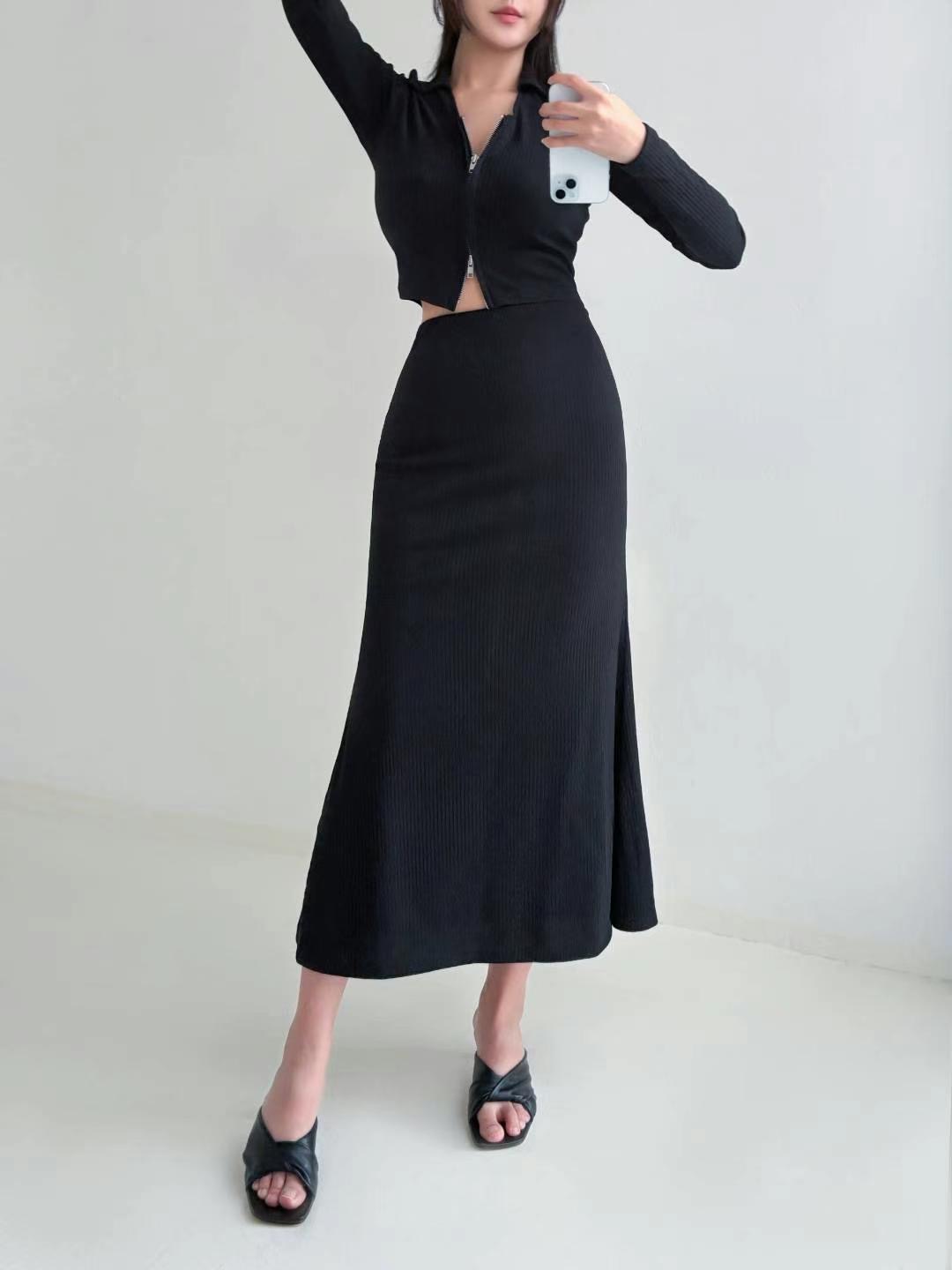 BCLOTHES韓國直郵東大門實拍女裝新款真品職業人氣時尚長裙BCLOTHES長裙