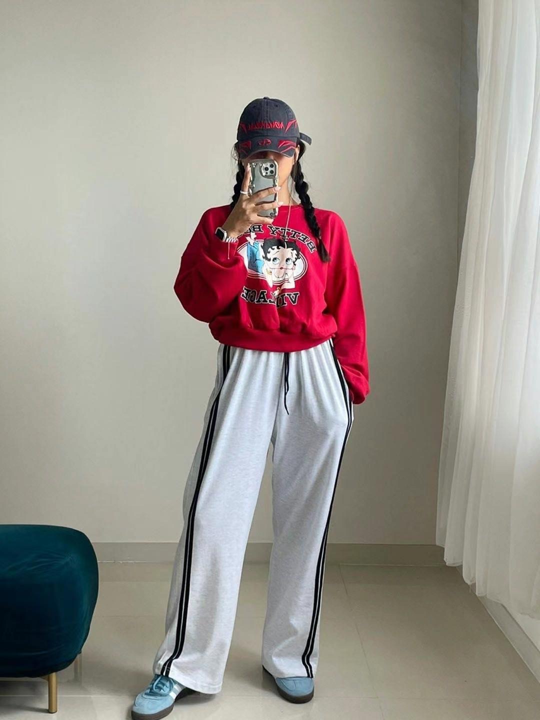 BCLOTHES-ot韓國直郵東大門實拍女裝新品24秋冬時尚衛衣BCLOTHES衛衣