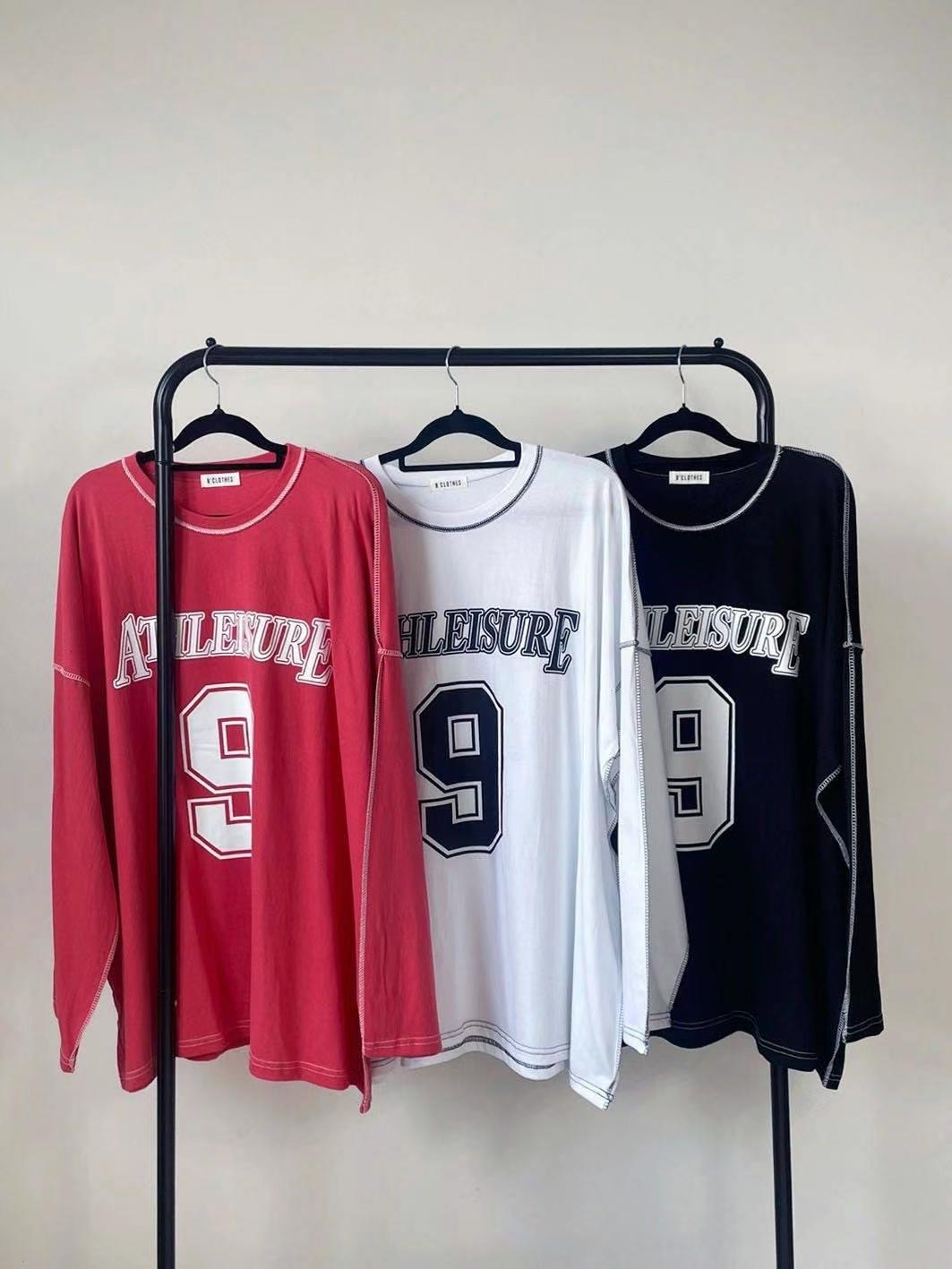BCLOTHES-ot直郵韓國代購女裝新品人氣真品休閑時尚長袖T恤BCLOTHES長袖T恤