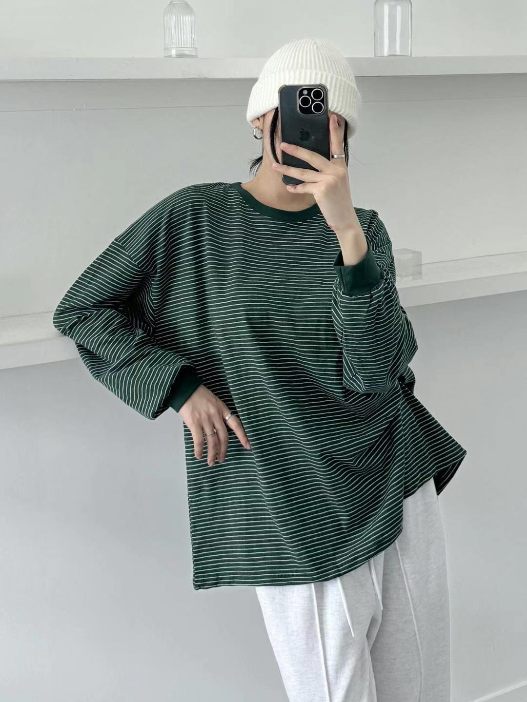 BCLOTHES-ot直郵韓國代購女裝新品熱賣時尚真品休閑長袖T恤BCLOTHES長袖T恤