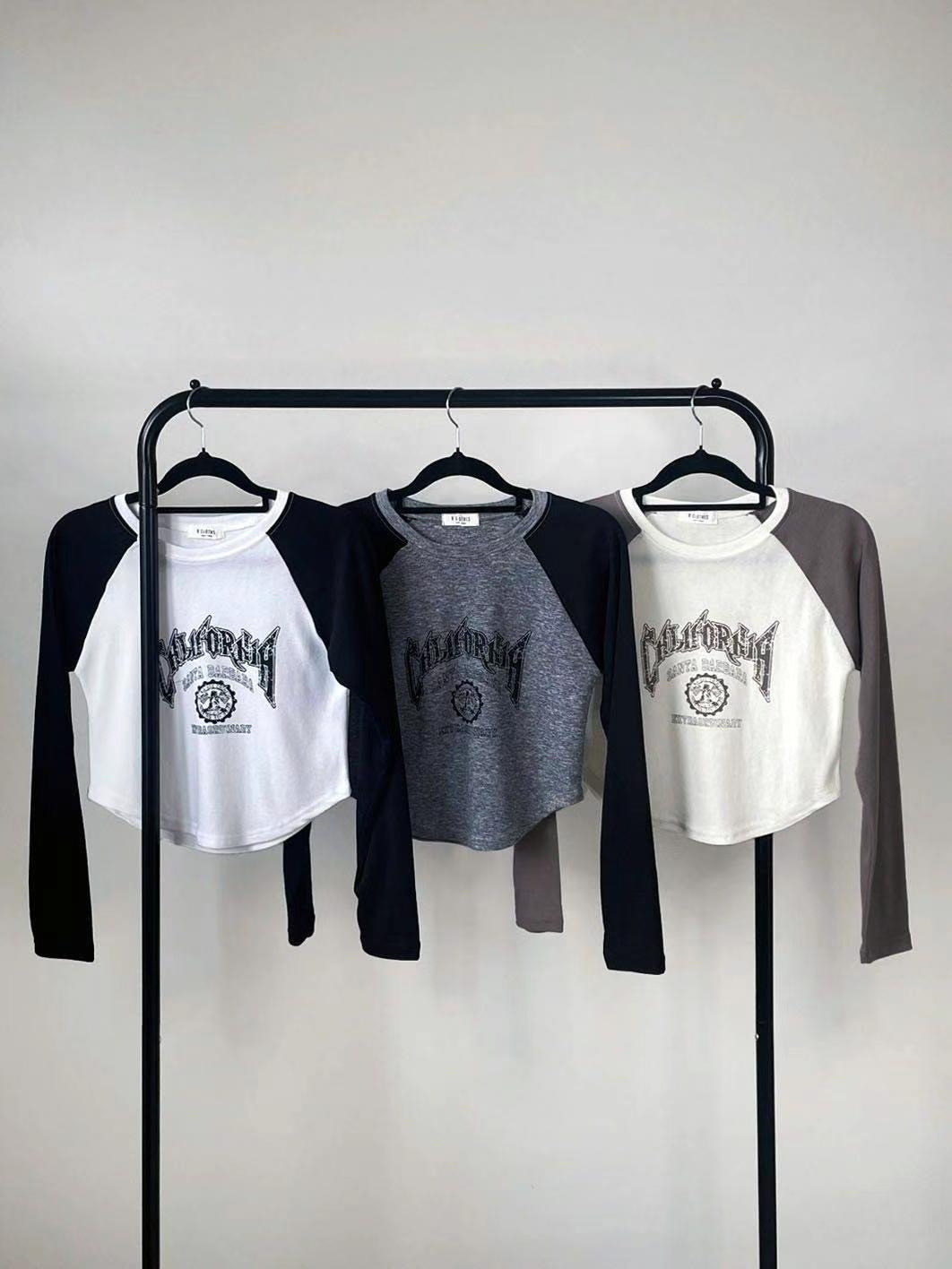 BCLOTHES-ot直郵韓國代購女裝新品休閑真品時尚職業長袖T恤BCLOTHES長袖T恤圖色3左三色