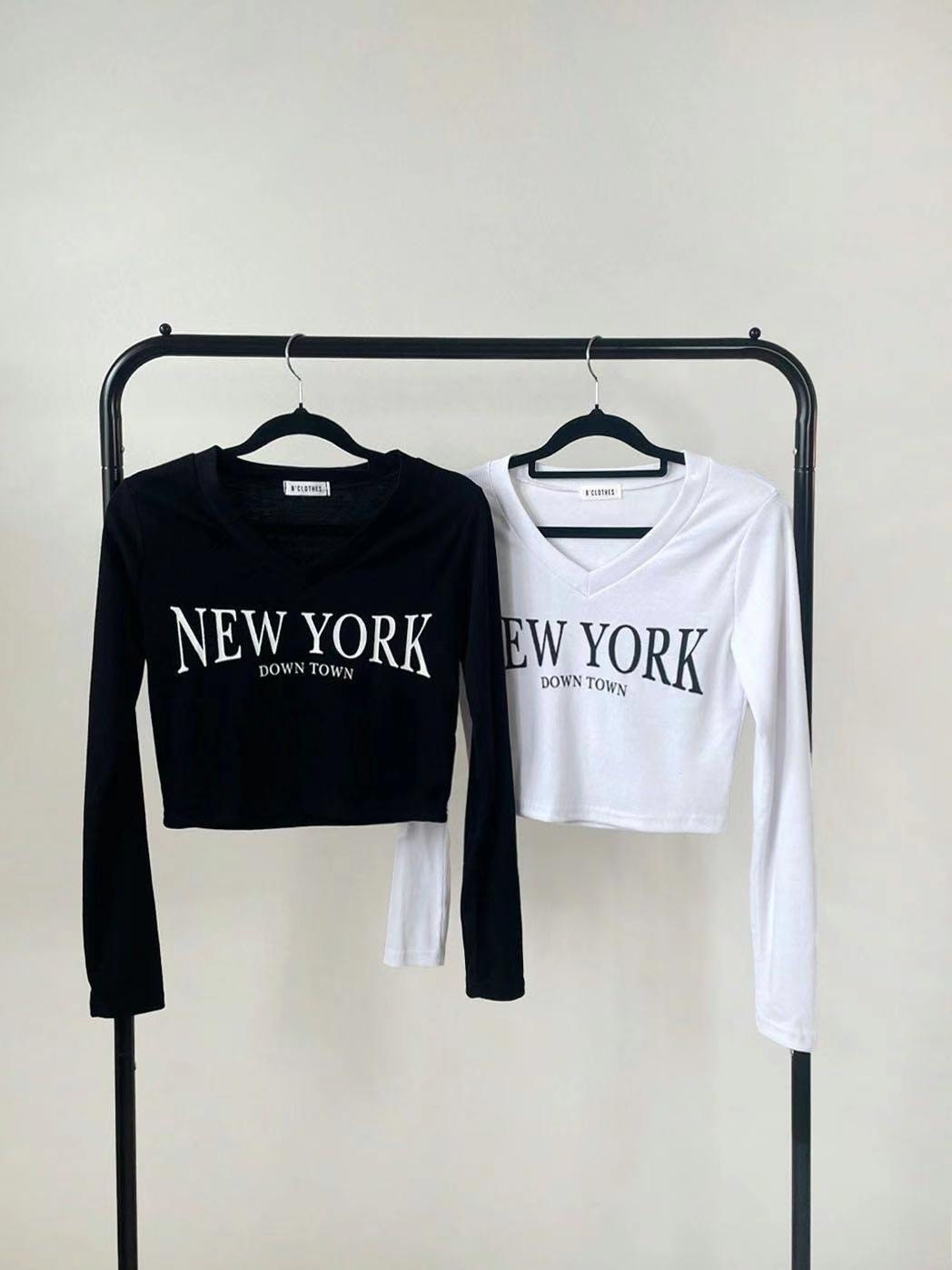 BCLOTHES-ot韓國直郵東大門代購女裝新品職業真品人氣長袖T恤BCLOTHES長袖T恤