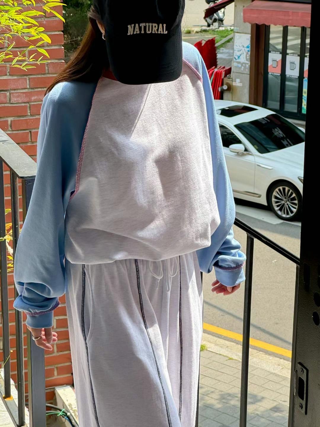 BCLOTHES-ot韓國直郵東大門實拍女裝新品人氣熱賣真品長袖T恤BCLOTHES長袖T恤