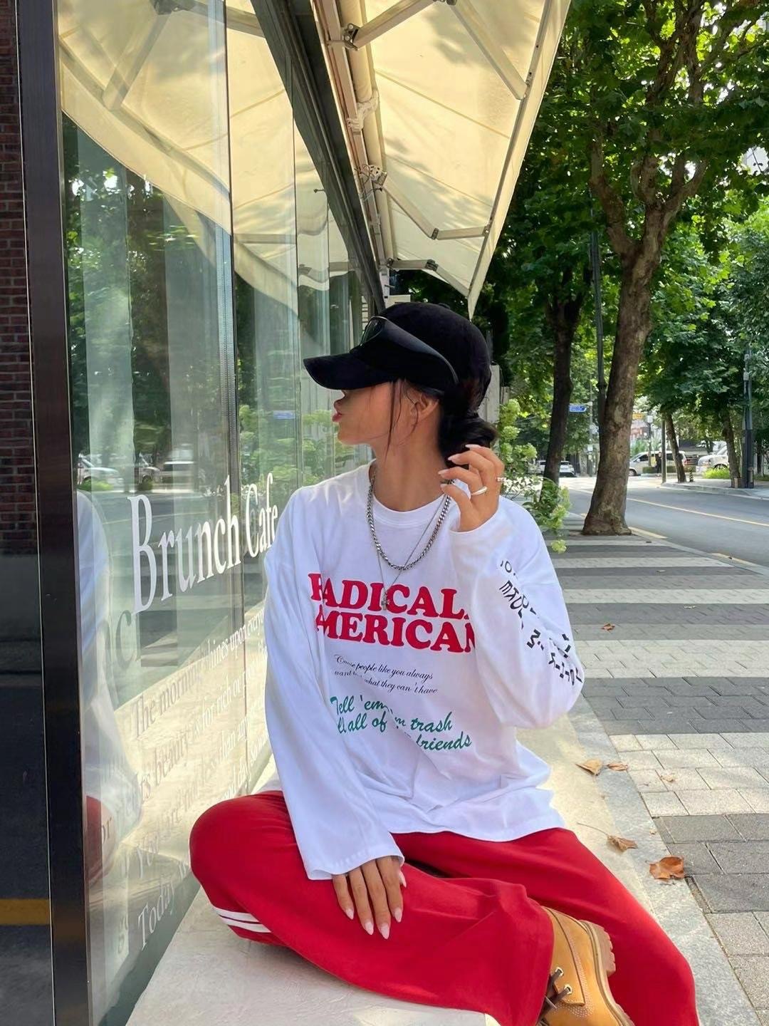 BCLOTHES-ot韓國直郵東大門實拍女裝新品真品職業熱賣長袖T恤BCLOTHES長袖T恤