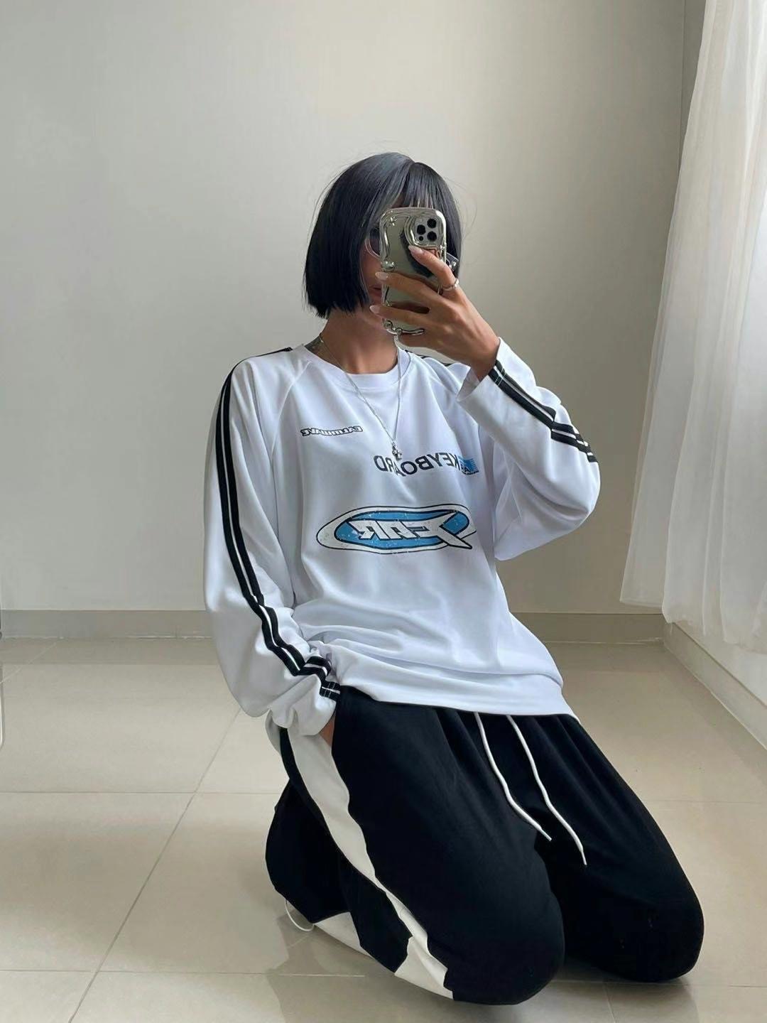 BCLOTHES-ot韓國直郵女裝新品職業真品人氣時尚推薦長袖T恤BCLOTHES長袖T恤圖色2