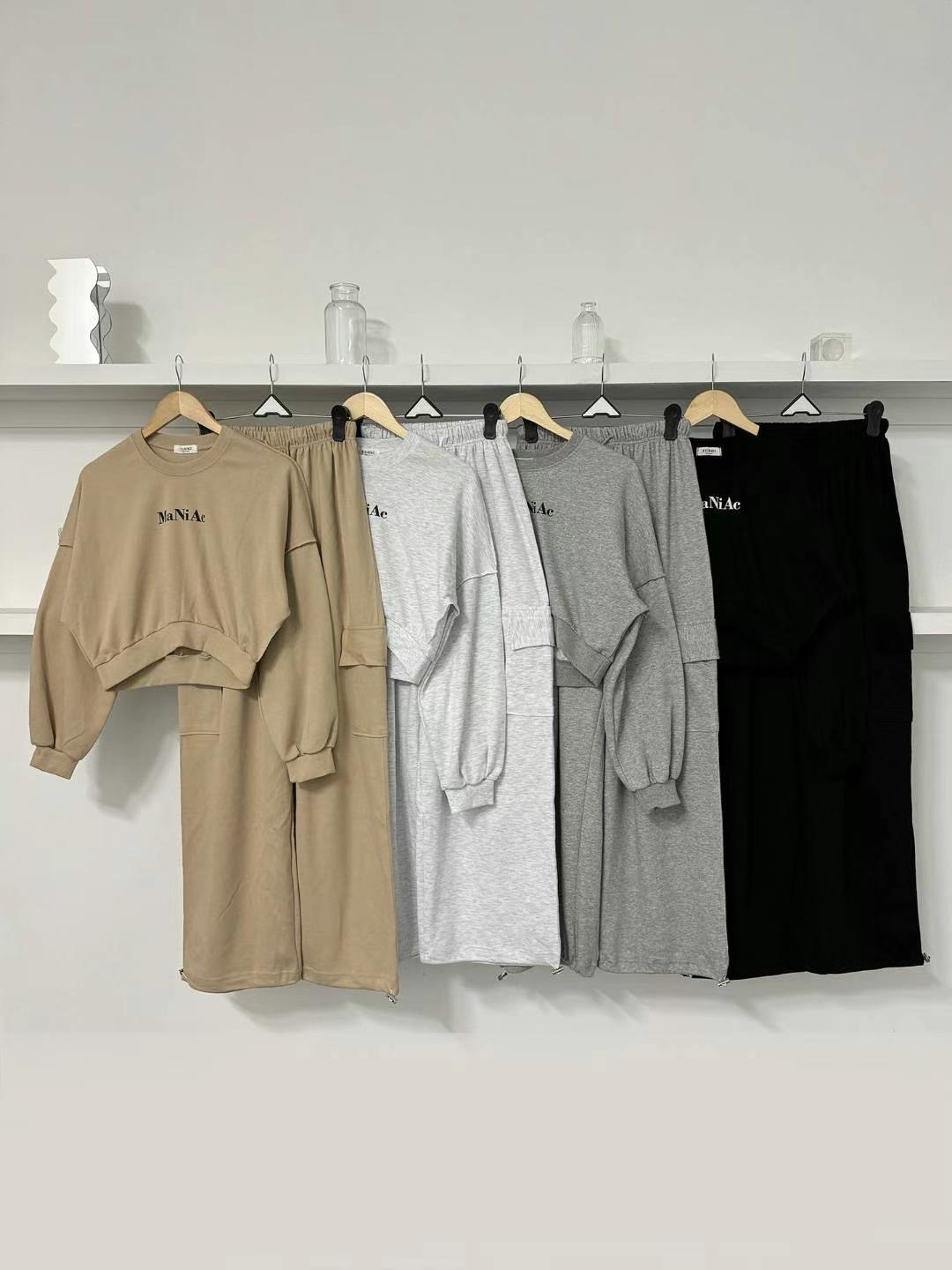 BCLOTHES-ot韓國直郵東大門代購女裝新款24秋冬人氣套裝BCLOTHES套裝圖色2左二色